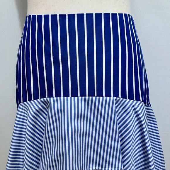 Philosophy NWOT Hi-Low Striped Skirt Women 12 - Picture 2 of 10